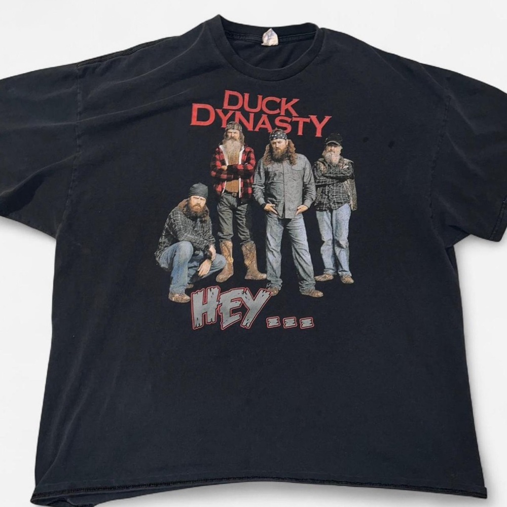 Vintage Y2K Duck Dynasty T Shirt Size 2X Funny Hunting Humor Tee